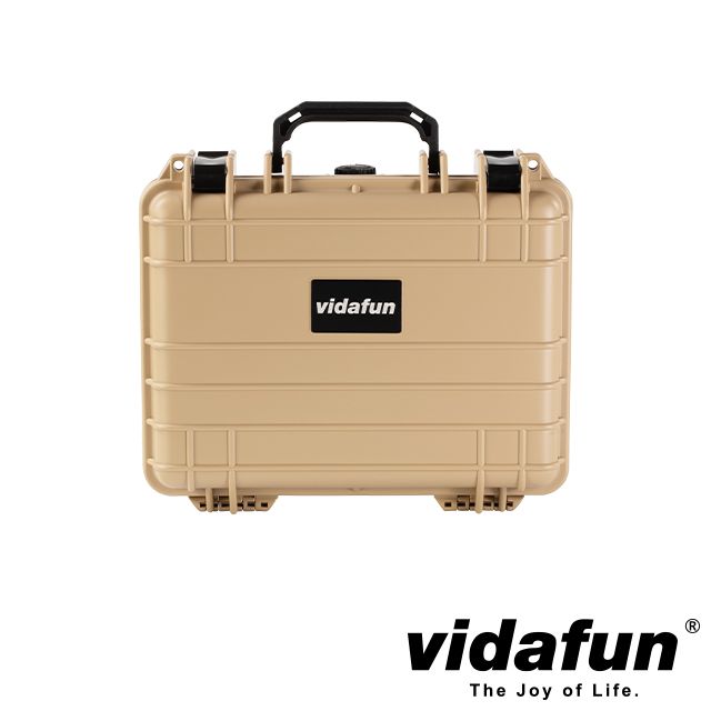 Vidafun  V12 防水耐撞收納箱 沙黑色