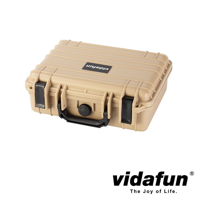 Vidafun  V12 防水耐撞收納箱 沙黑色