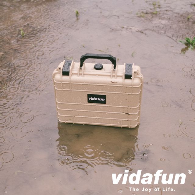 Vidafun  V12 防水耐撞收納箱 沙黑色