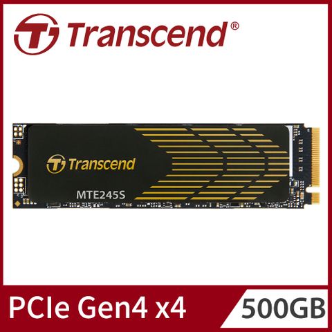 ★新品上市★【Transcend 創見】 MTE245S M.2 2280 PCIe Gen4x4 500GB SSD固態硬碟 (TS500GMTE245S)