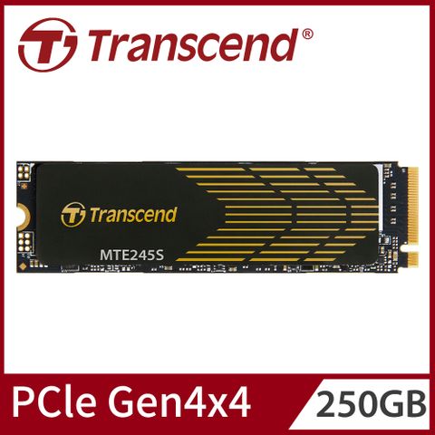 ★新品上市★【Transcend 創見】 MTE245S M.2 2280 PCIe Gen4x4 250GB SSD固態硬碟 (TS250GMTE245S)