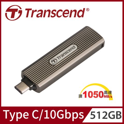 Transcend 創見 ESD330C 512GB Type C高速固態行動碟 (TS512GESD330C)