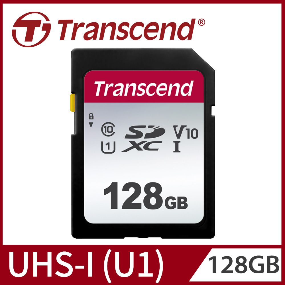 Transcend 創見 SDC300S SDXC UHS-I U1 128GB記憶卡 (TS128GSDC300S)