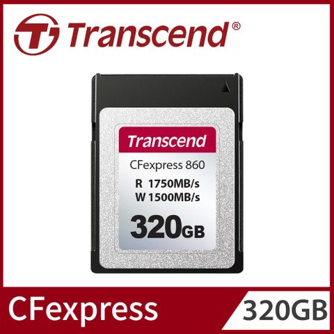 Transcend 創見 CFexpress Type B 320GB記憶卡(TS320GCFE860)