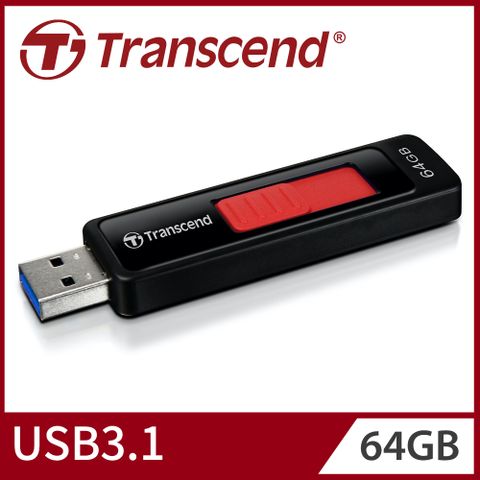 超值熱賣No.1【Transcend 創見】JetFlash760 USB3.1 64GB隨身碟(TS64GJF760)