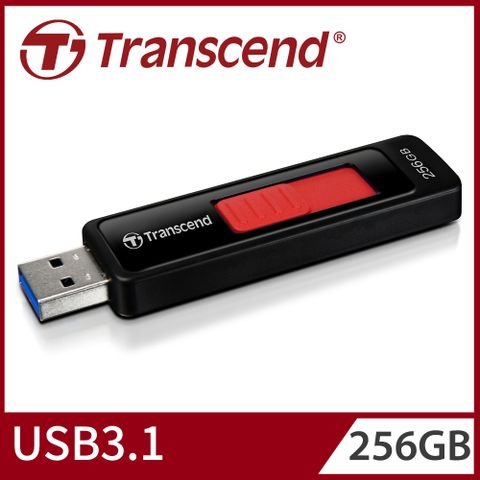 Transcend 創見 256GB JetFlash760 USB3.1隨身碟-魔力紅 (TS256GJF760)