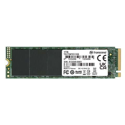 Transcend 創見 MTE115S M.2 2280 PCIe Gen3x4 1TB SSD固態硬碟 (TS1TMTE115S)