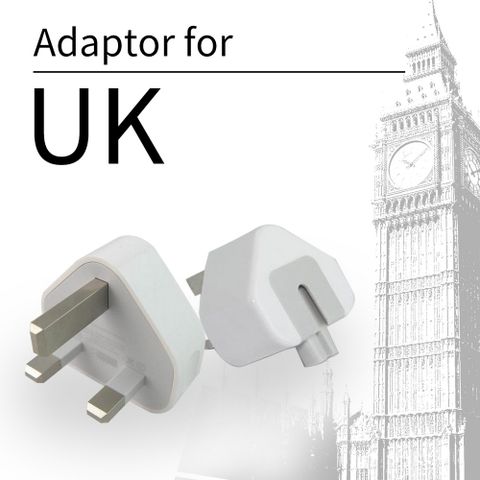 ZIYA 智雅科技 Apple 變壓器電源轉接頭/充電轉接頭 (UK 英國規格)