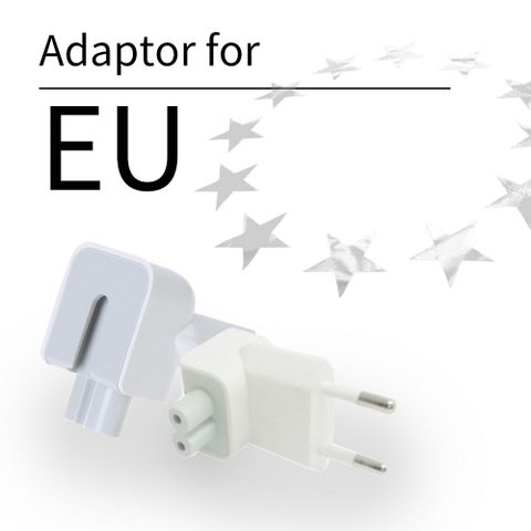 【超實用充電轉接頭】[ZIYA] Apple 變壓器電源轉接頭/充電轉接頭 (EU歐洲規格)