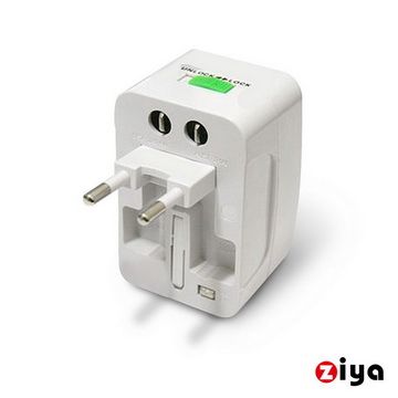 【品質穩定多國充電器】[ZIYA] 多國充電器轉接頭/國際充電器插座頭 (4in1 美規US+歐規EU+澳規AU+英規UK)