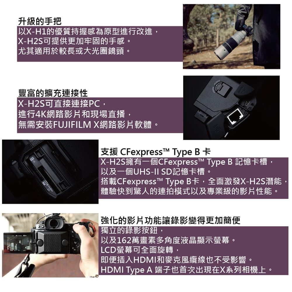 FUJIFILM 富士】XH2S body單機身*(平行輸入) - PChome 24h購物