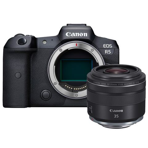 RF35mm▼新機上市Canon EOS R5 + RF 35mm F1.8 MACRO IS STM 變焦鏡組 公司貨