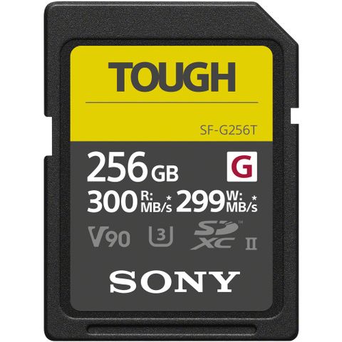 SONY 索尼 TOUGH SF-G256T 記憶卡【256GB/UHS-II/R300/W299】公司貨