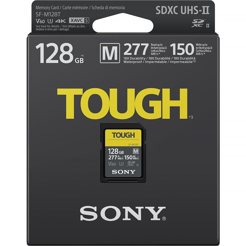 SONY 索尼   SF-M128T SD SDXC 128G 128GB 277MB/S TOUGH UHS-II 高速記憶卡(公司貨)