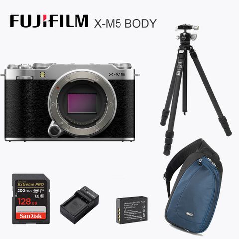 FUJIFILM 富士 X-M5 單機身 公司貨 銀色