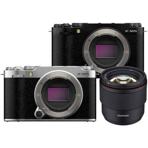 FUJIFILM 富士 X-M5 單機身 + SAMYANG 三陽光學 AF 75mm F1.8 鏡頭 公司貨