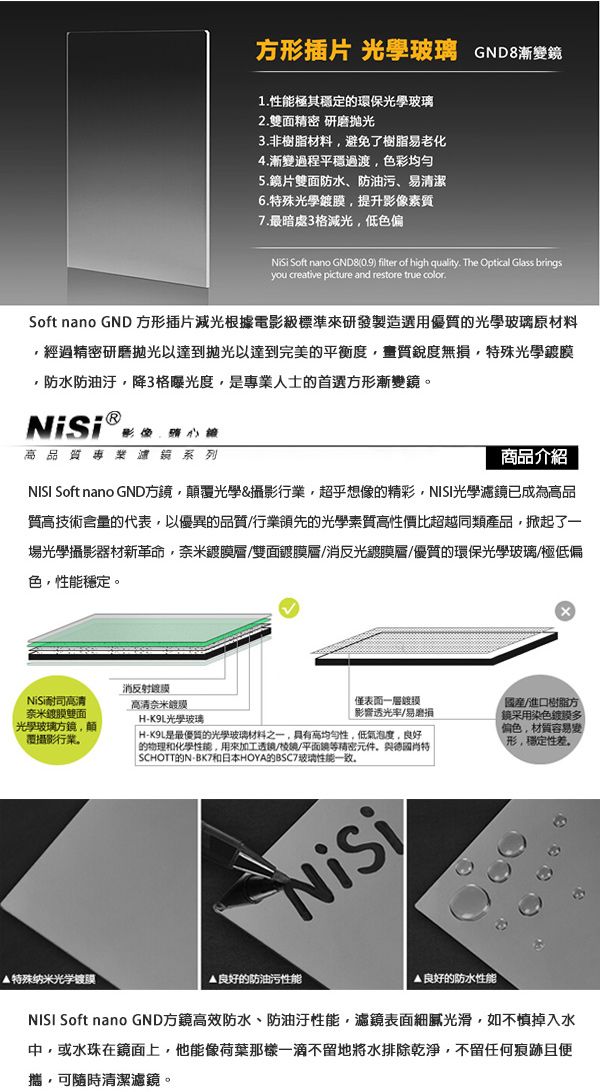 NiSi 耐司Soft GND(16)1.2 軟式方型漸層減光鏡100x150mm(公司貨