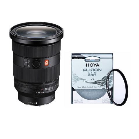 SONY 索尼 FE 24-70 mm F2.8 GM II SEL2470GM2 + HOYA 最新高階保護鏡 82mm 抗靜電 UV 濾鏡 公司貨