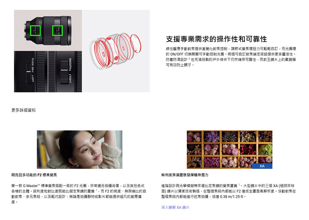 SONY索尼 SEL2870GM FE 28-70mm F2 GM - 詳情4