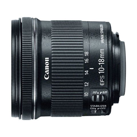 ▼僅重240g廣角鏡Canon EF-S 10-18mm F4.5-5.6 IS STM 廣角變焦鏡頭(平行輸入)