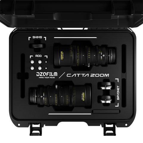 全片幅變焦▼電影鏡頭套組DZOFILM CATTA ZOOM 無邪系列 35-80mm + 70-135mm T2.9 鏡頭套組 黑色 E-Mount