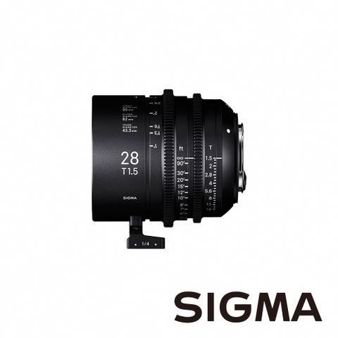 SIGMA FF High Speed Prime Line 28mm T1.5 全片幅高速定焦系列電影鏡頭 適用 EF mount