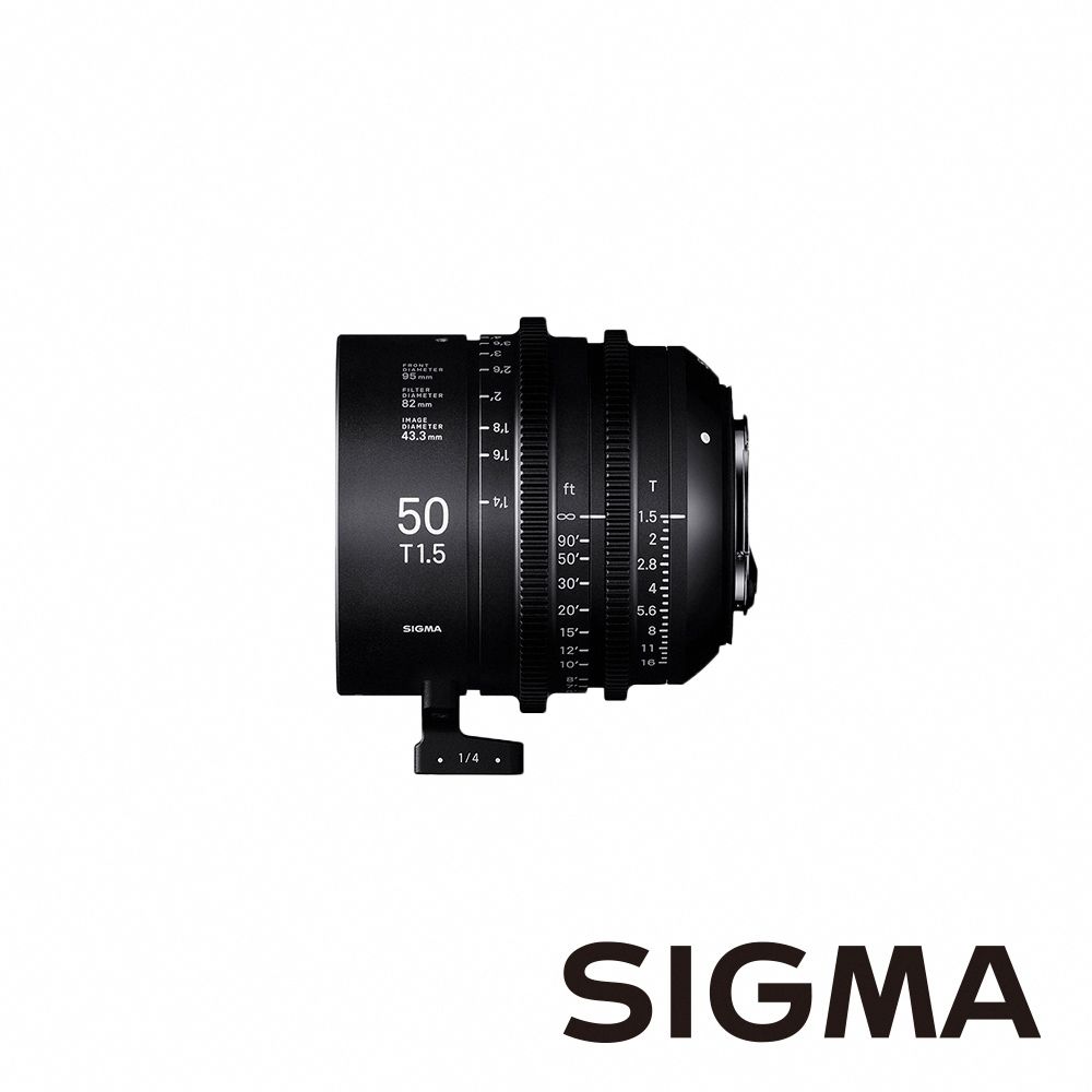 Sigma  FF High Speed Prime Line 50mm T1.5 全片幅高速定焦系列電影鏡頭 適用 EF mount