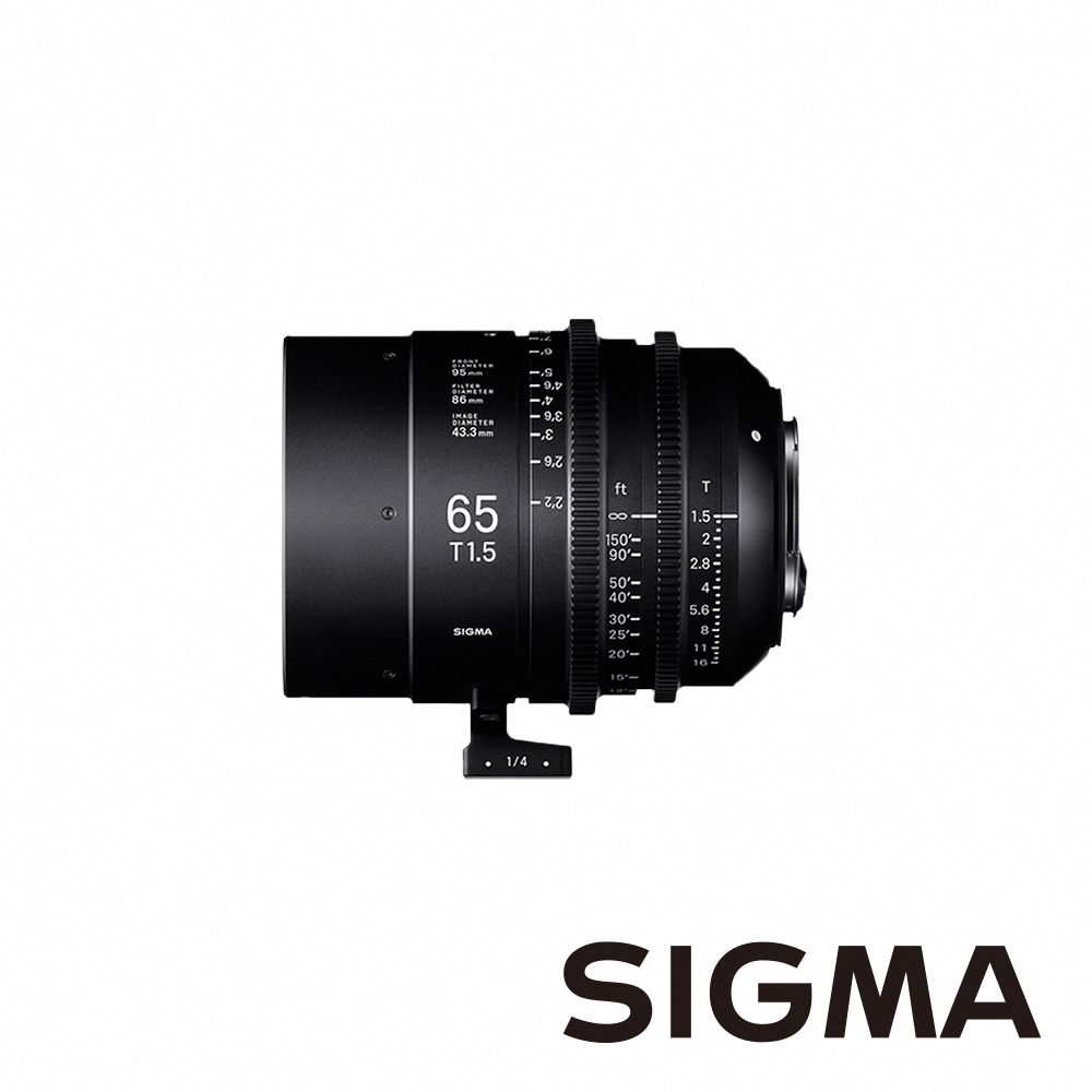 Sigma  FF High Speed Prime Line 65mm T1.5 全片幅高速定焦系列電影鏡頭 適用 EF mount