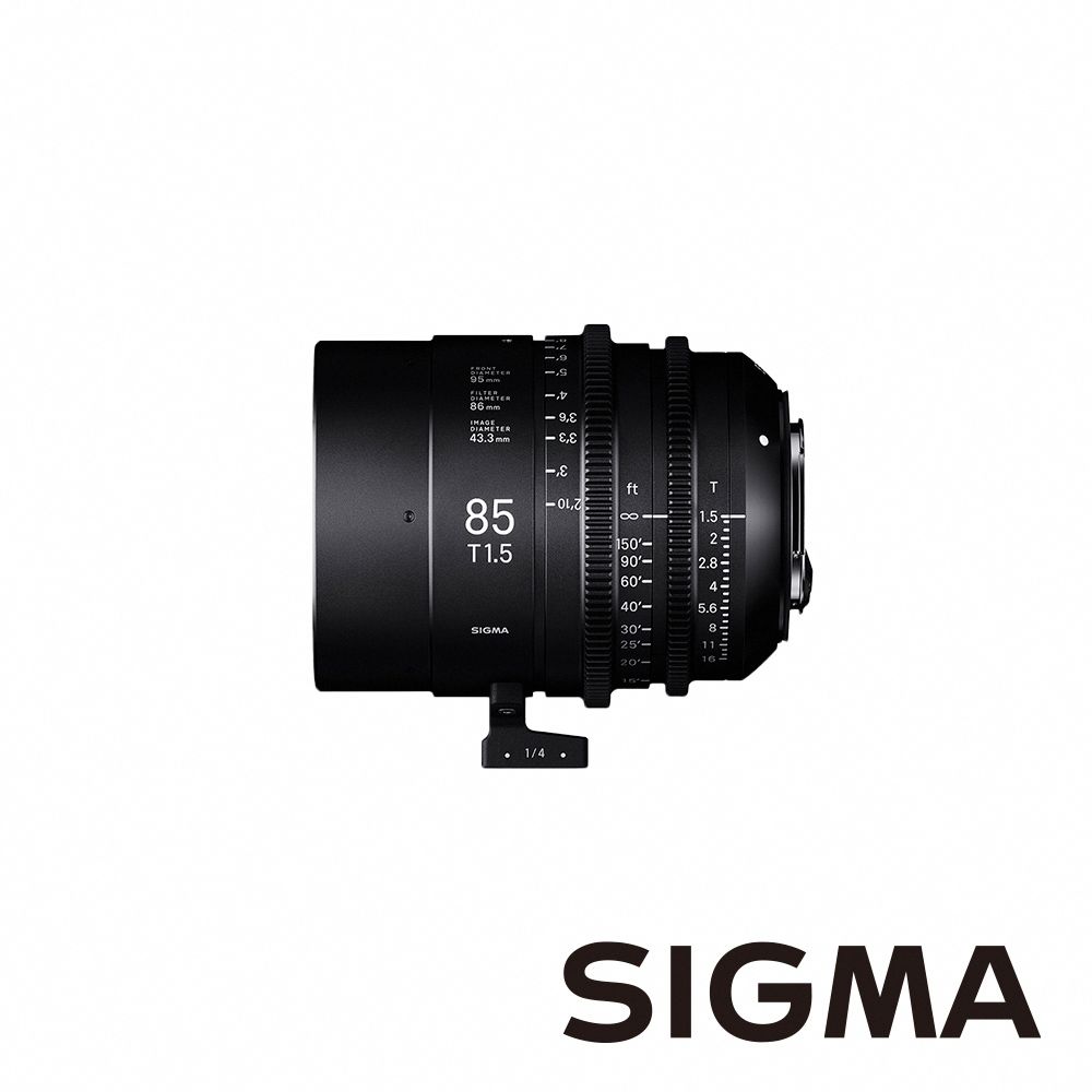 Sigma  FF High Speed Prime Line 85mm T1.5 全片幅高速定焦系列電影鏡頭 適用 EF mount