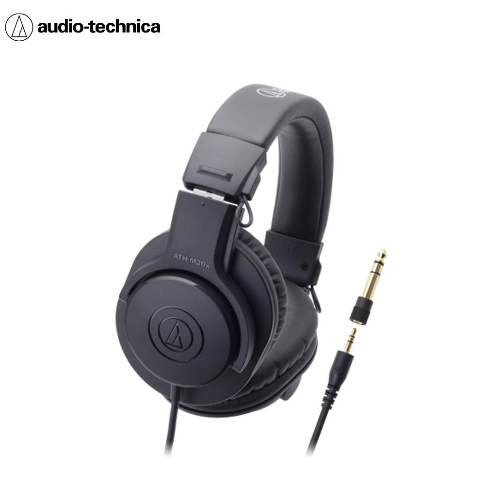 audio-technica 鐵三角 ATH-M20x 高音質錄音室用專業型監聽耳機 耳罩式耳機