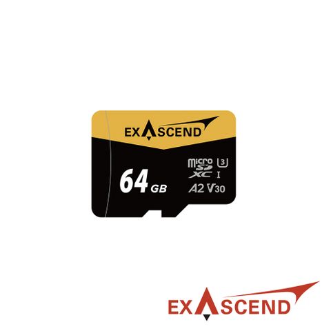 Exascend 憶昇 CATALYST microSD V30 64GB 高速記憶卡 公司貨