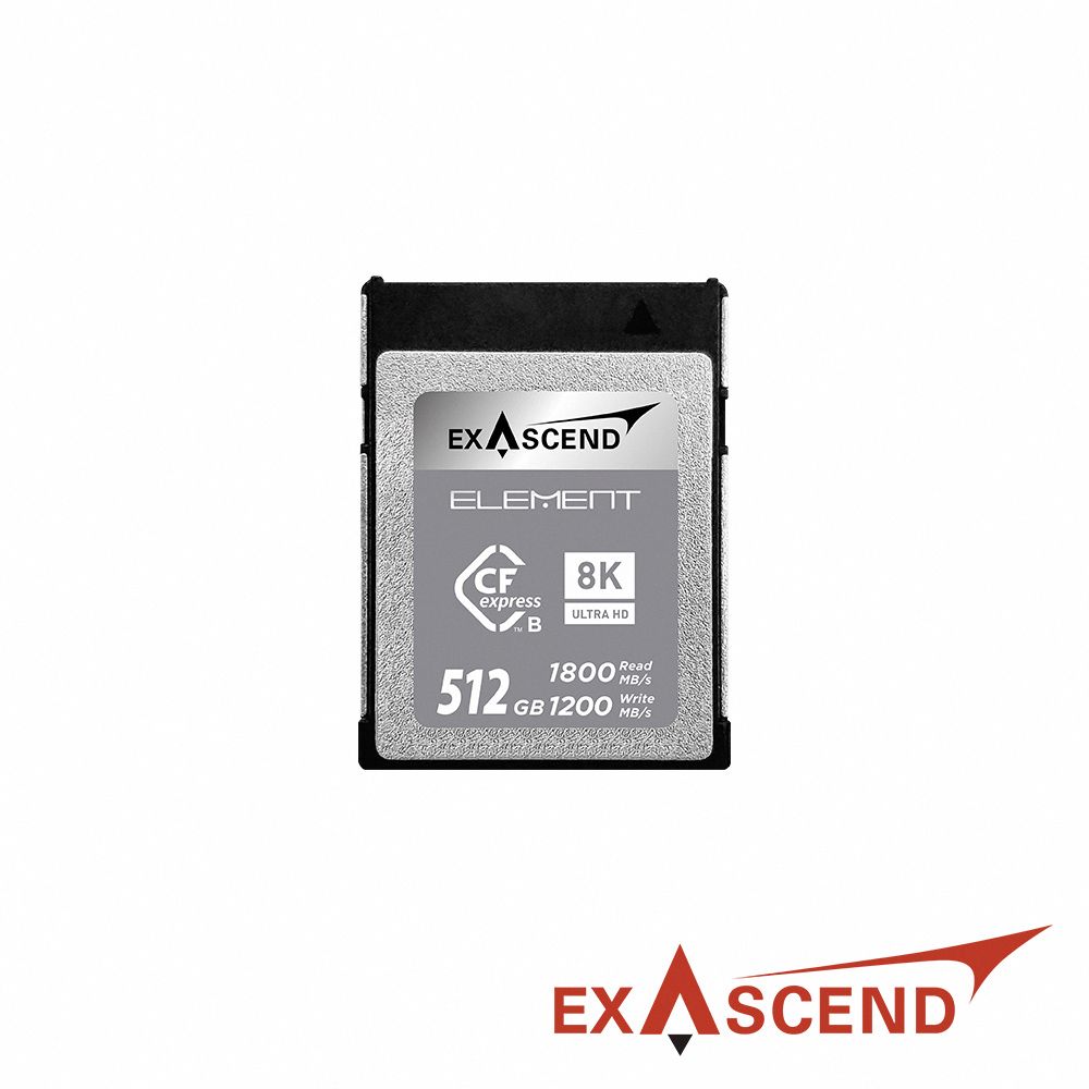 Exascend Element CFexpress Type B 高速記憶卡512GB 公司貨- PChome