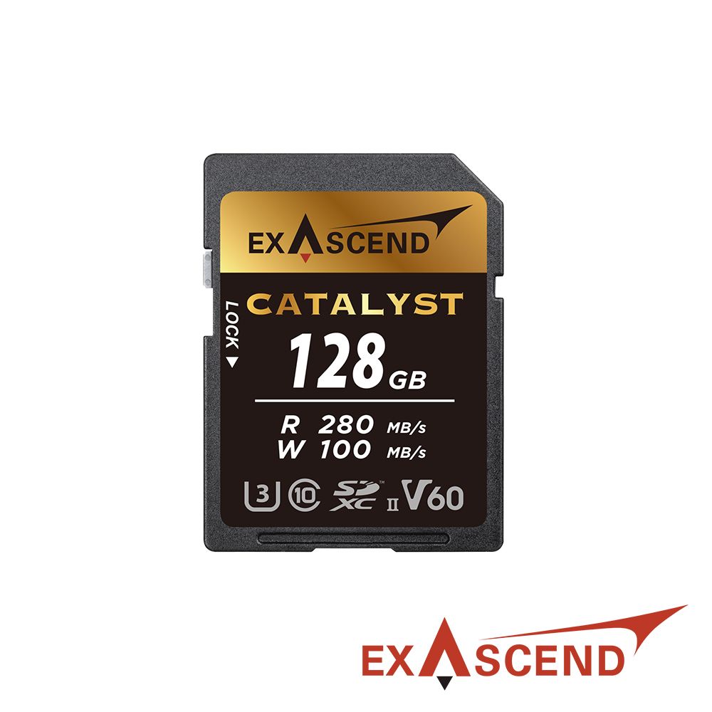 Exascend 憶昇  Catalyst V60 高速 SD記憶卡 128GB 公司貨