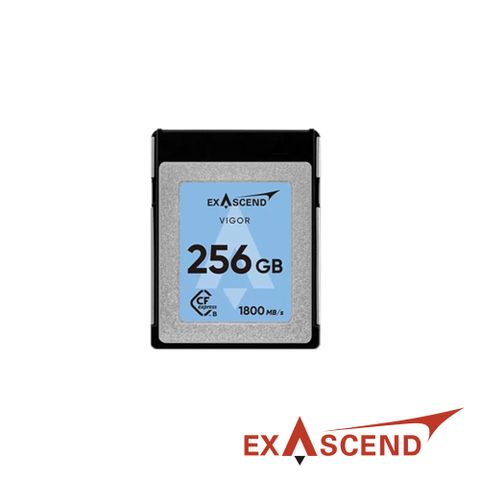 Exascend 憶昇 VIGOR CFexpress Type B 高速低功耗記憶卡 256GB 公司貨