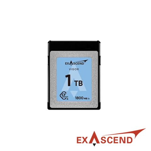 Exascend 憶昇 VIGOR CFexpress Type B 高速低功耗記憶卡 1TB 公司貨