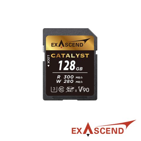 Exascend 憶昇 Catalyst V90 超高速SD記憶卡 128GB 公司貨