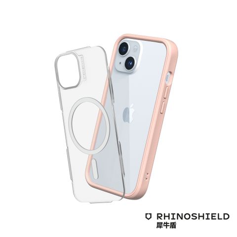 │iPhone15RHINOSHIELD 犀牛盾 iPhone 15 Mod NX MagSafe兼容 超強磁吸手機保護殼-粉色