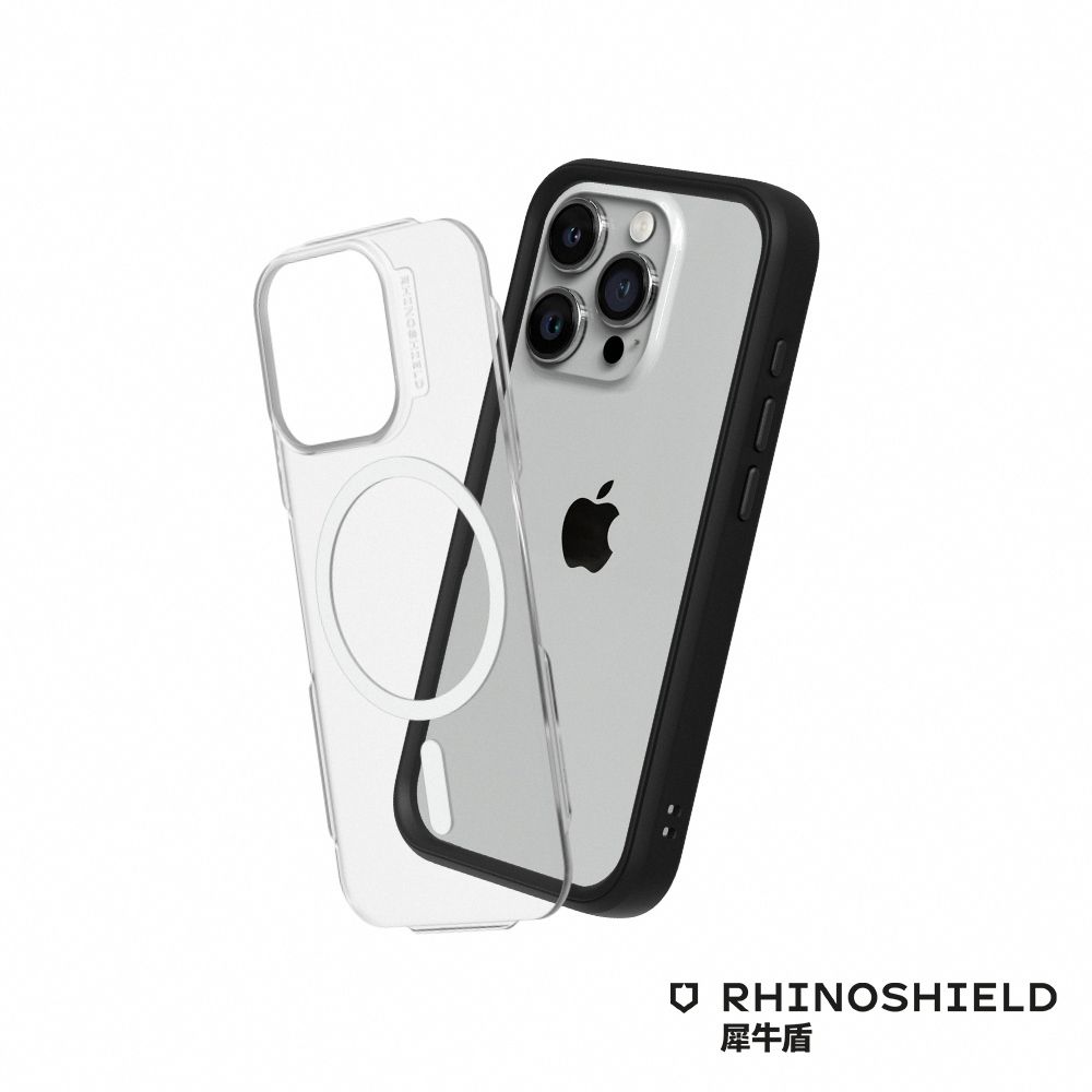 RHINOSHIELD 犀牛盾   iPhone 15 Pro Mod NX MagSafe兼容 超強磁吸手機保護殼-黑色