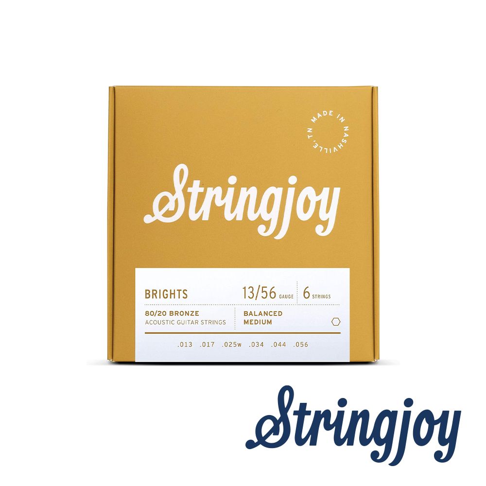 Stringjoy  13-56 黃銅 木吉他套弦 BB1356 公司貨