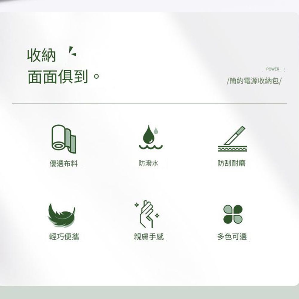  YOGMEDI 防水3C收納包 行動電源收納包 可攜式旅行收納包