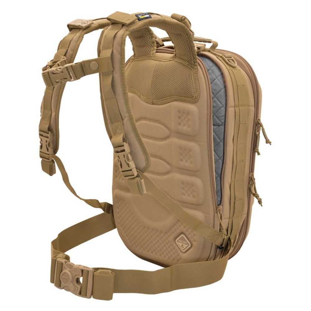 HAZARD 4 美國 Pillbox Hardshell Backpack 硬殼雙肩後背槍包-狼棕色 (公司貨) BKP-PBX-CYT