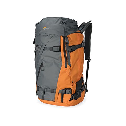 LOWEPRO 羅普 閃電奇蹟 Powder BP500AW 越野登山背包-灰橘色 L232(台閔公司貨)約適用一機三鏡及閃光燈