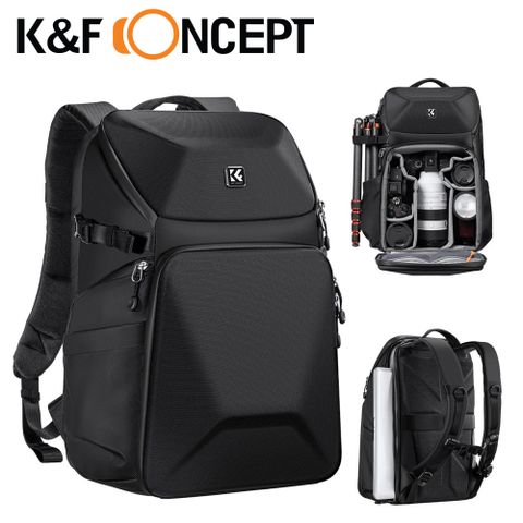 前側硬殼 防撞防水K&amp;F Concept 專業攝影單眼相機後背包 KF13.144