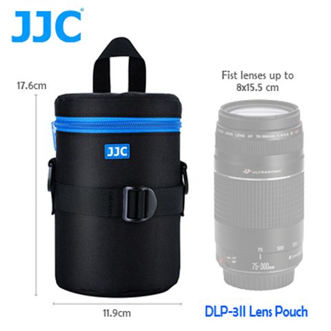 JJC DLP-3 二代 豪華便利鏡頭袋 80x155mm適75-300mm