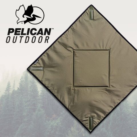 Pelican 派力肯 Outdoor 戶外系列 設備防護包布-小 (40x40 CM) - 軍用綠