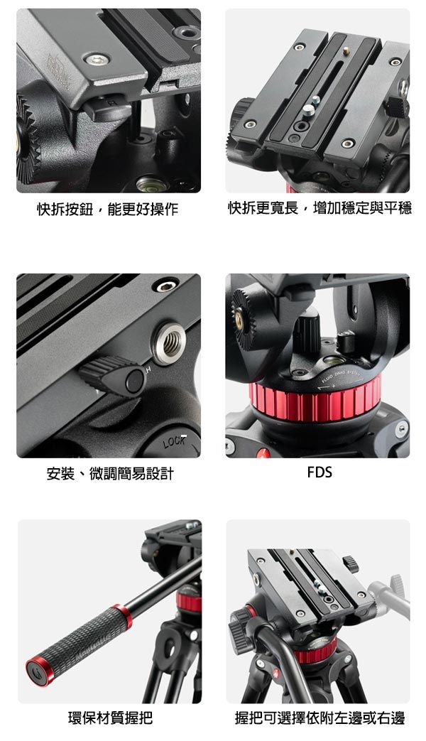 Manfrotto MVH502AH 油壓雲台- PChome 24h購物