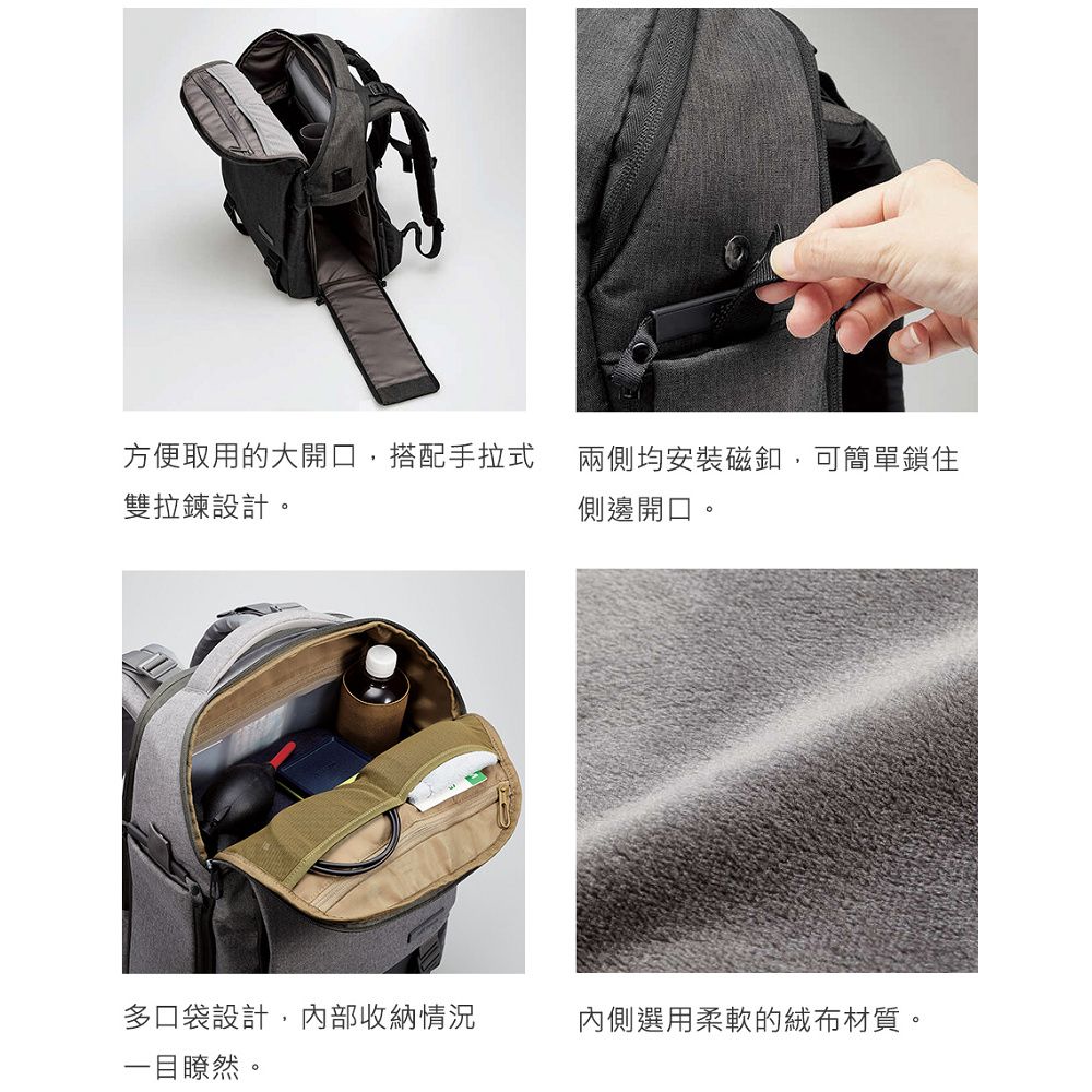 ELECOM  for Travelers 2用大容量相機後背包/攝影包