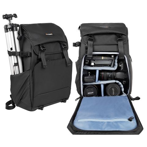 兩機多鏡或一機3鏡1無人機 多功能相機後背包相機後背包 相機保護包 專業攝影背包 單眼相機後背包
