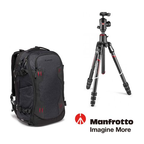 Manfrotto PRO Light Flexloader 後背包 L + Befree GT XPRO 碳纖維旅行三腳架 正成公司貨
