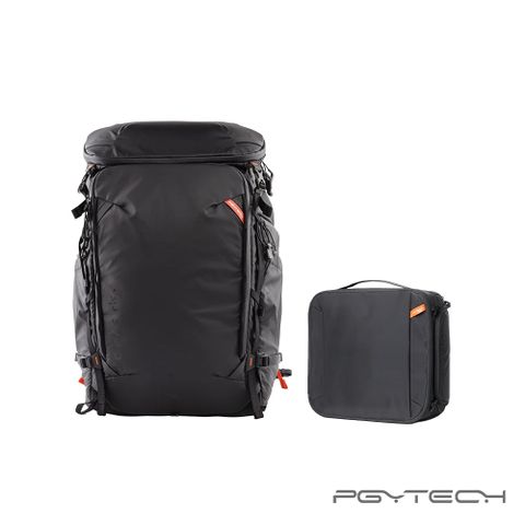 PGYTECH OnePro Flex 探險版攝影包 30L + M號相機內袋套裝-深空黑 公司貨